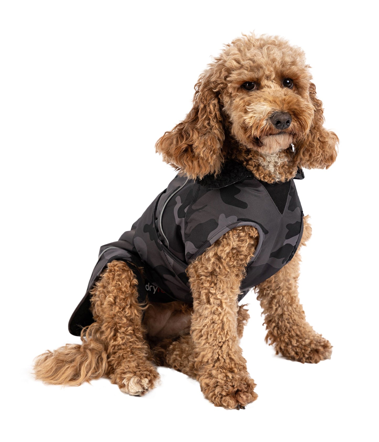 DryRobe Dog - Black Camo/Black