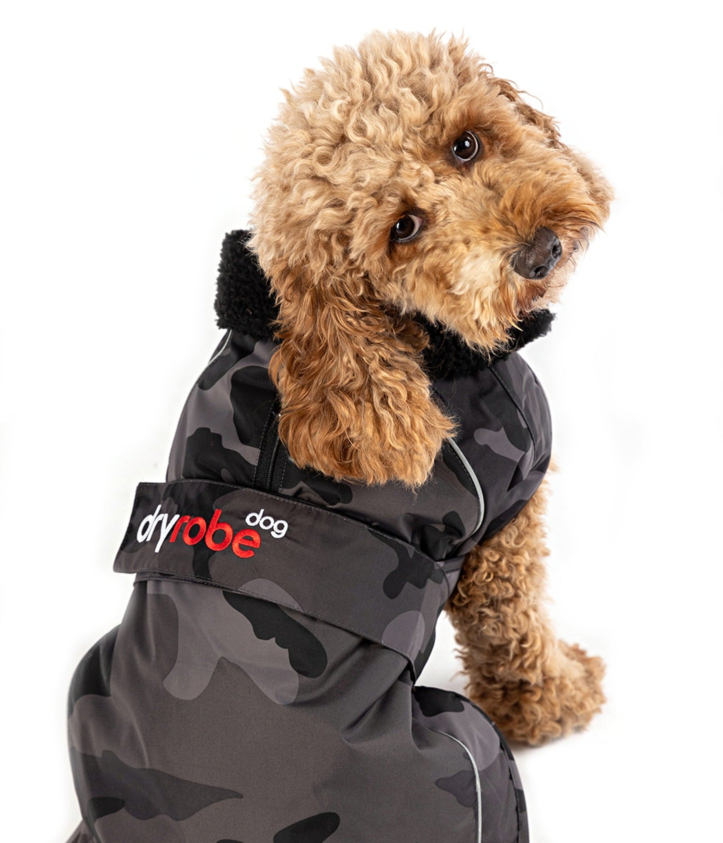 DryRobe Dog - Black Camo/Black