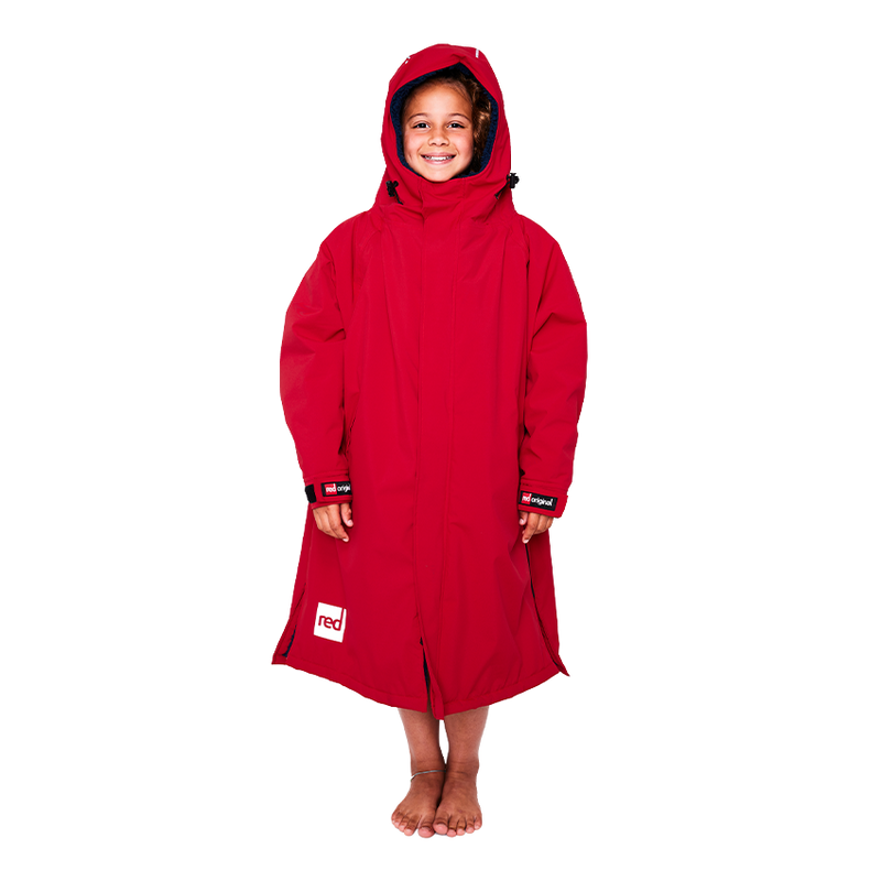 Red Equipment Pro Dry Change Robe Kids - Red