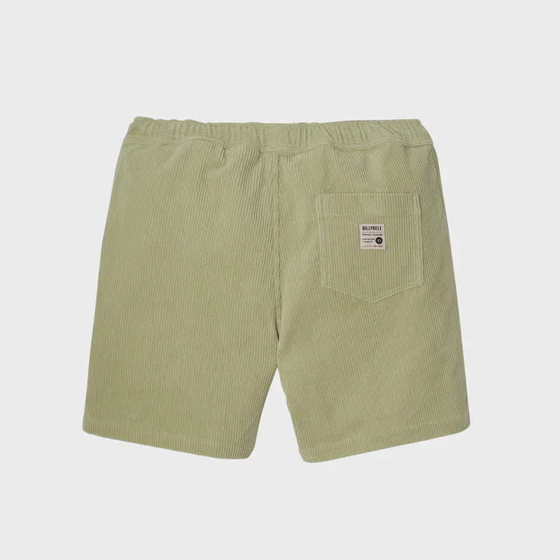 Billy Belt Velvet Cord Shorts - Anise
