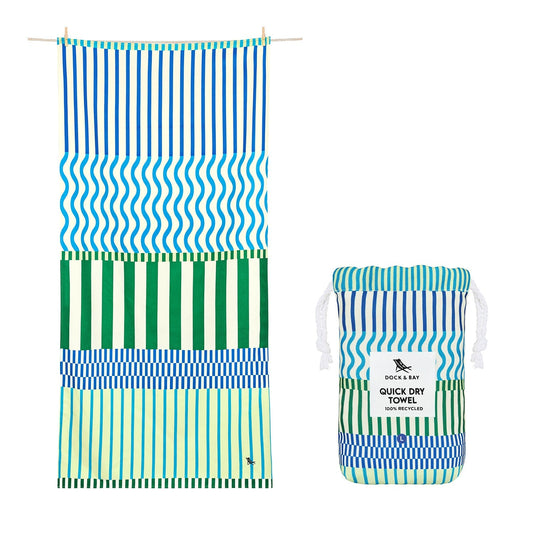 Dock & Bay Beach Towel - Blueberry Spritz
