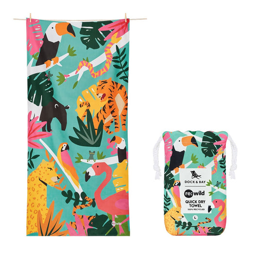 Dock & Bay Beach Towel - Wild Things