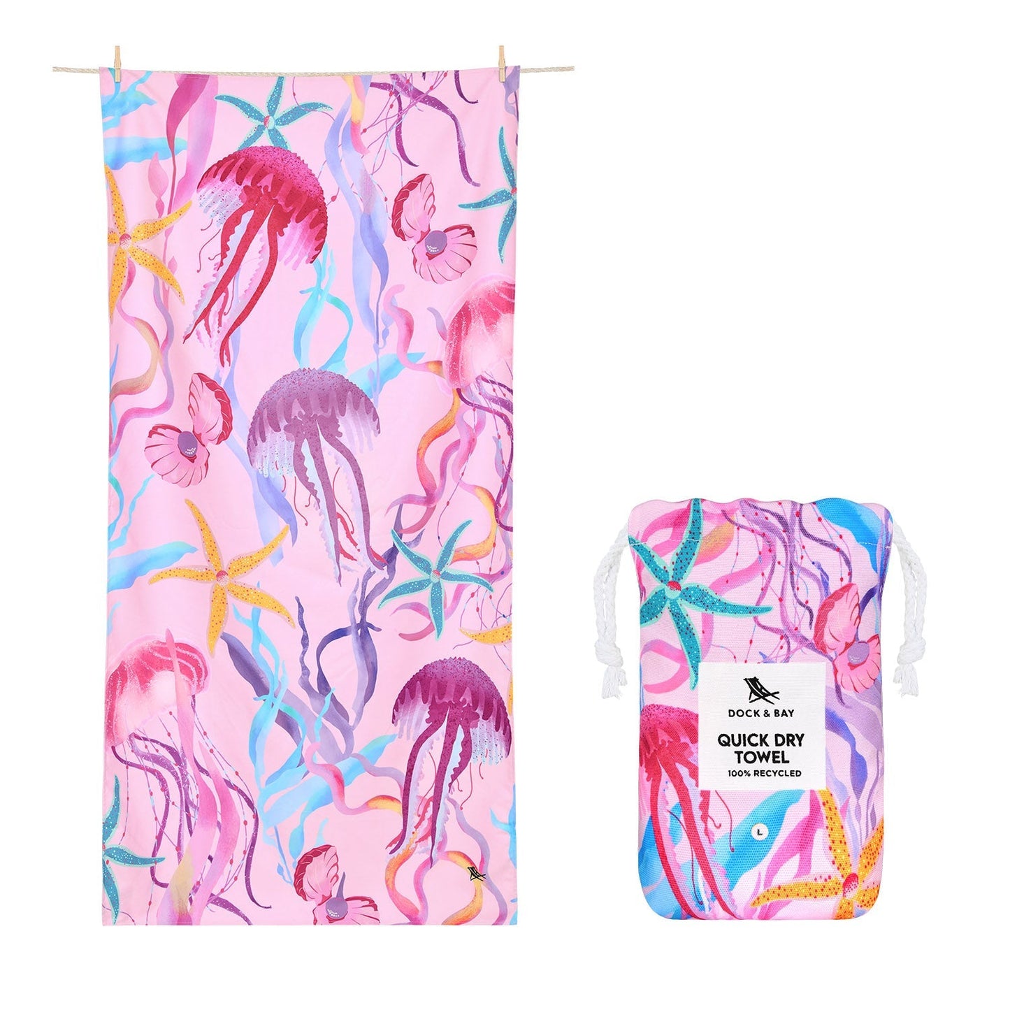 Dock & Bay Beach Towel Kids - Ready For This Jelly