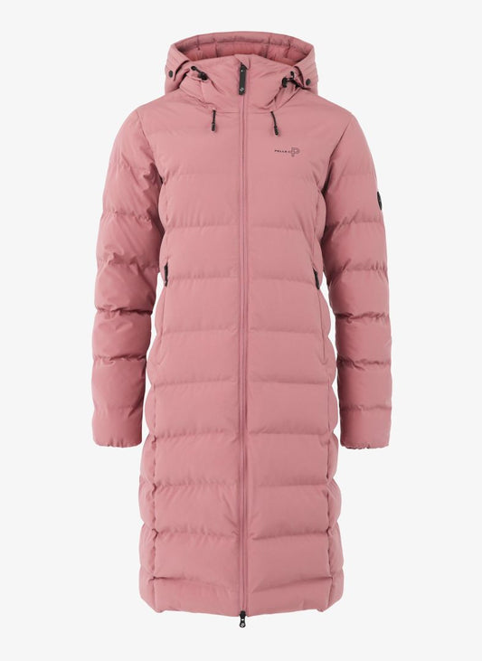Pelle P Womens Commodus Padded Coat - Cold Blush
