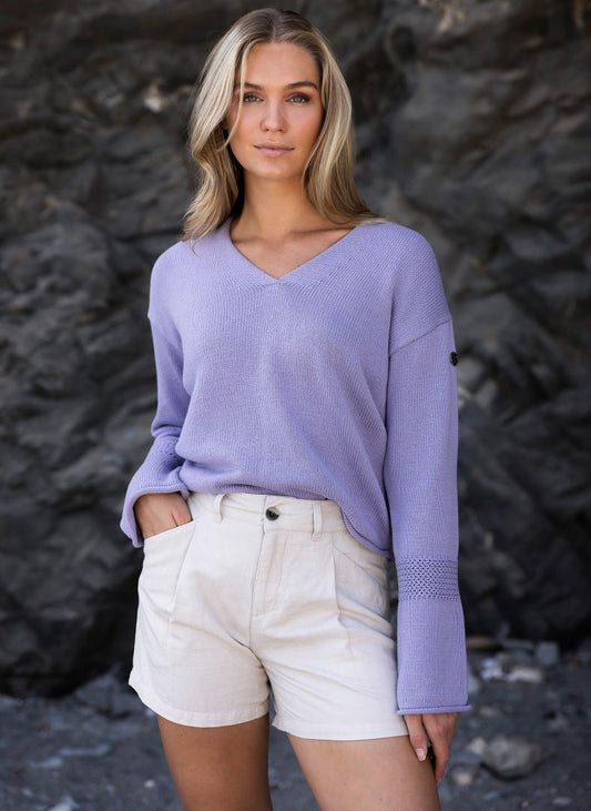 Pelle P Womens Sardegna Shorts - Macadamia Milk