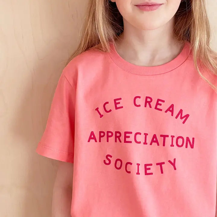 Ice Cream Appreciation Society Kids T Shirt - Bubblegum