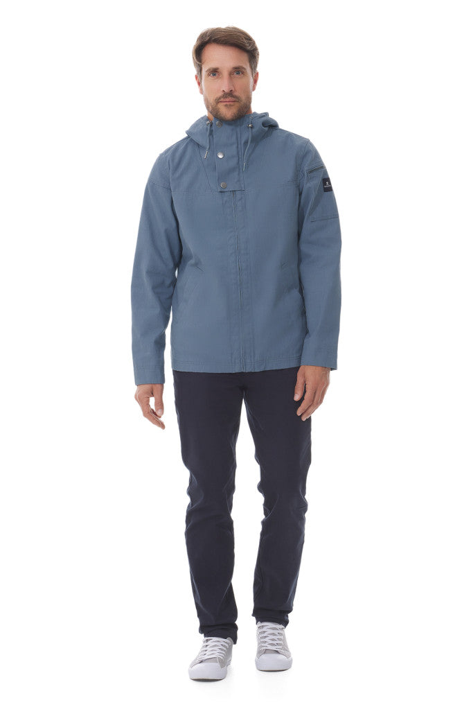 Mousqueton Baden Print Canvas Hooded Jacket - Chardon