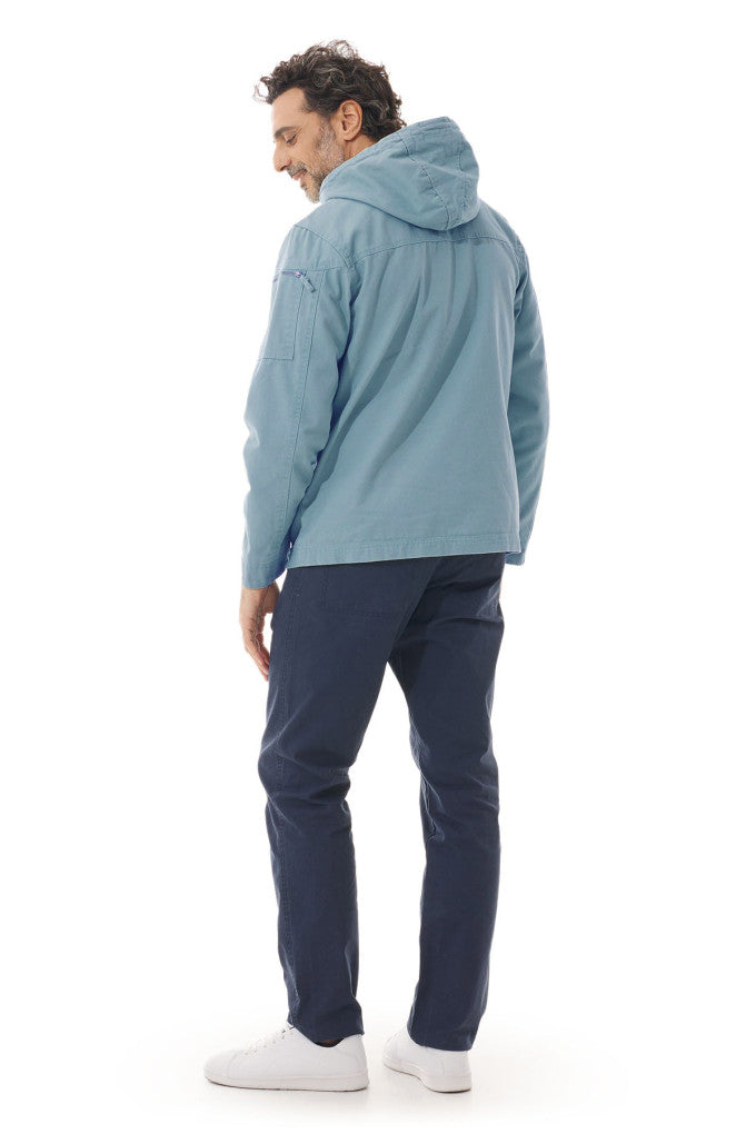 Mousqueton Baden Canvas Hooded Jacket - Provencal