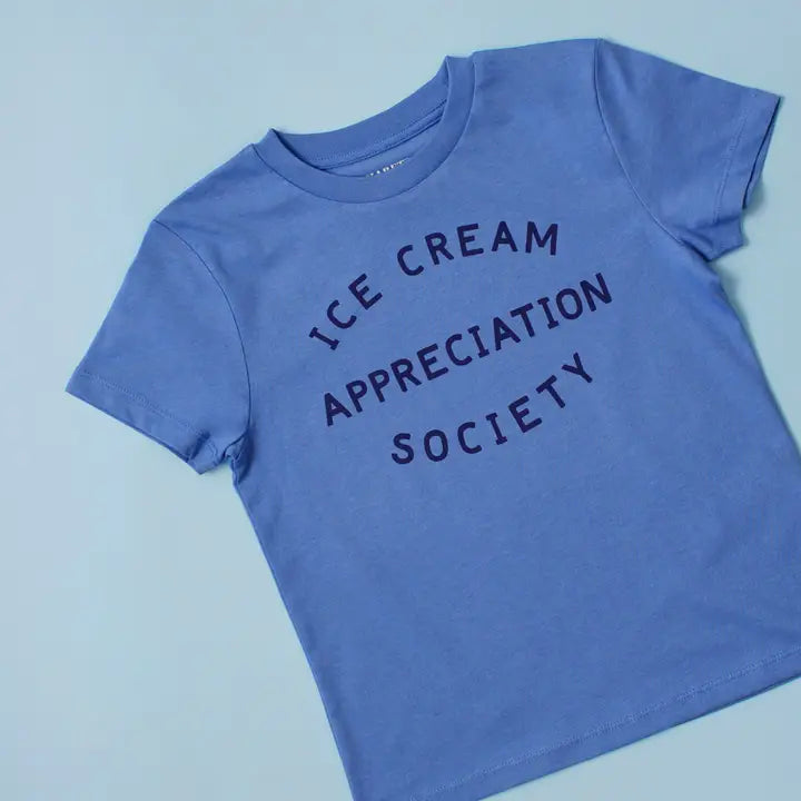 Ice Cream Appreciation Society Kids T Shirt - Blue