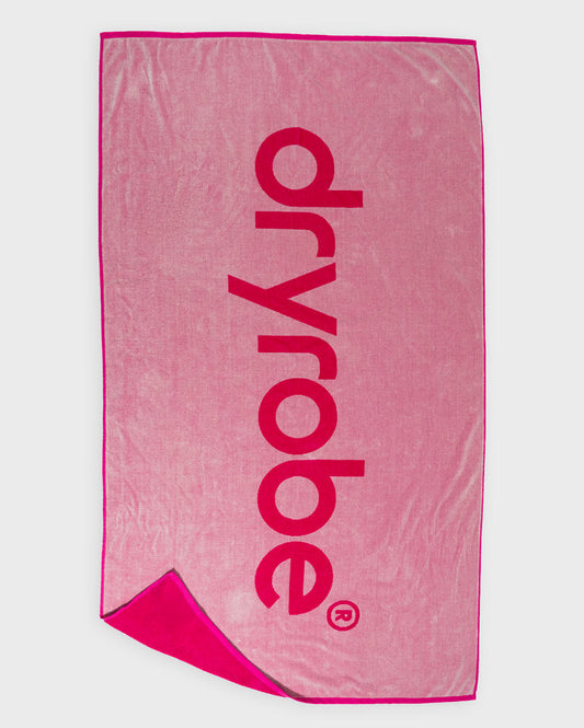 Dryrobe Organic Beach Towel - Pink