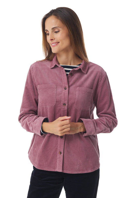 Mousqueton Brezelia Corduroy Overshirt - Orchid