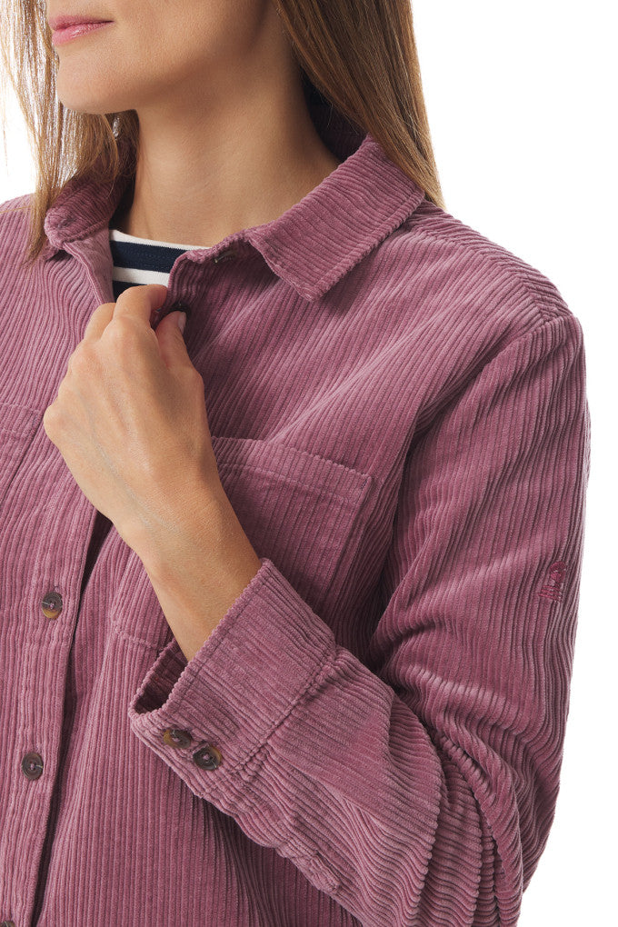 Mousqueton Brezelia Corduroy Overshirt - Orchid