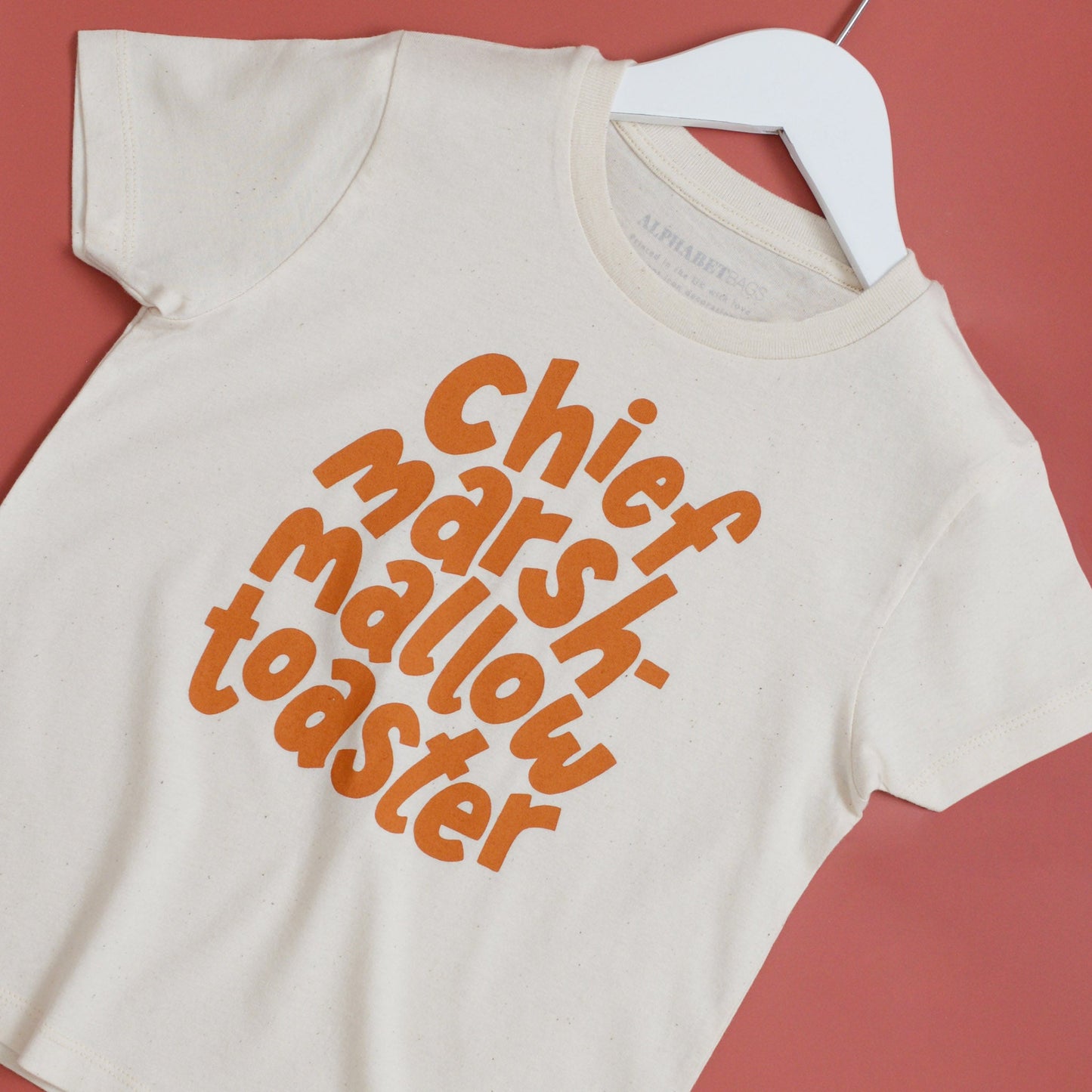 Chief Marshmallow Toaster - Kids Organic Cotton T-Shirt