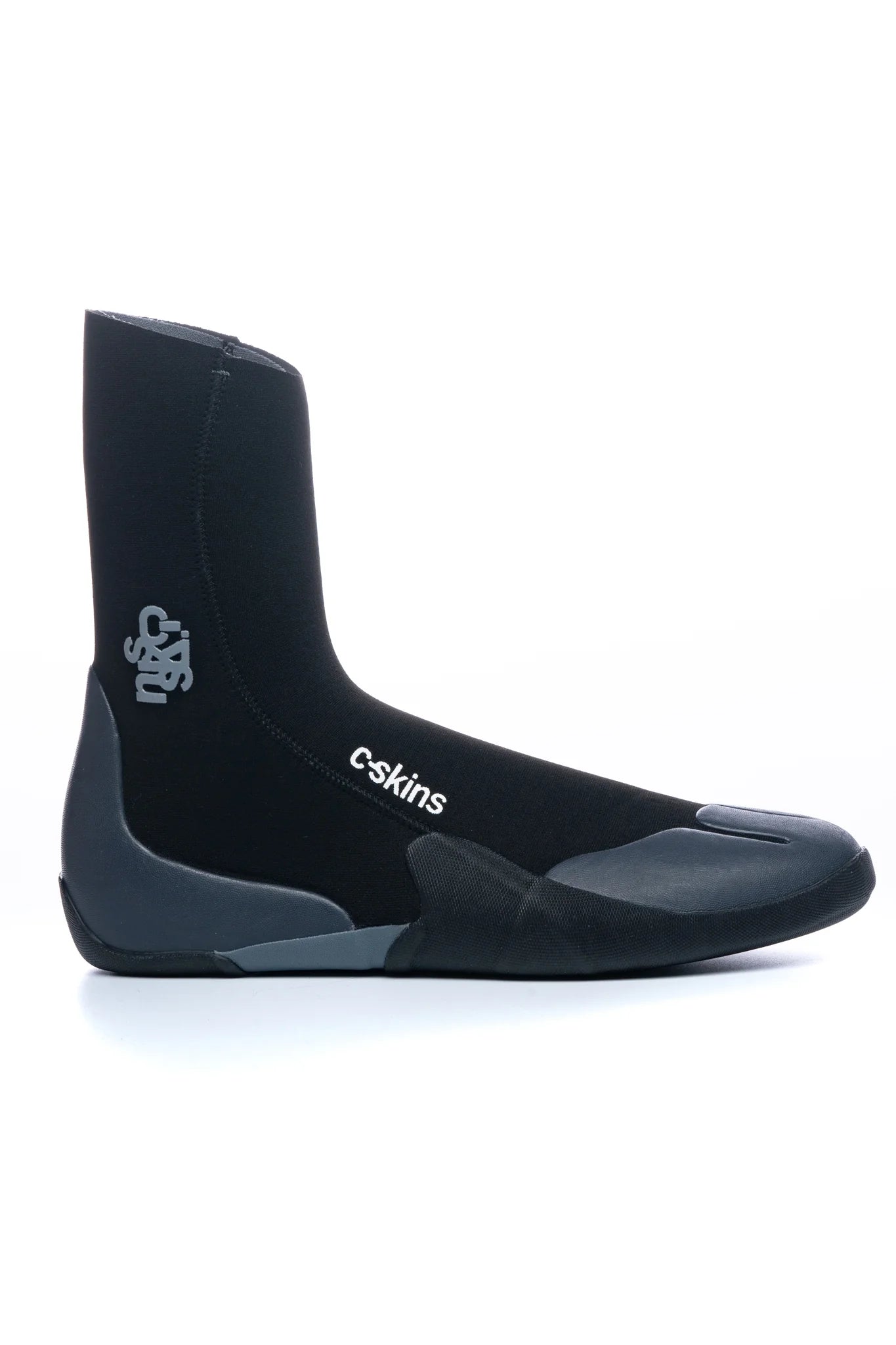 C-Skins Legend 5mm Adult Round Toe Boots - Black/Charcoal