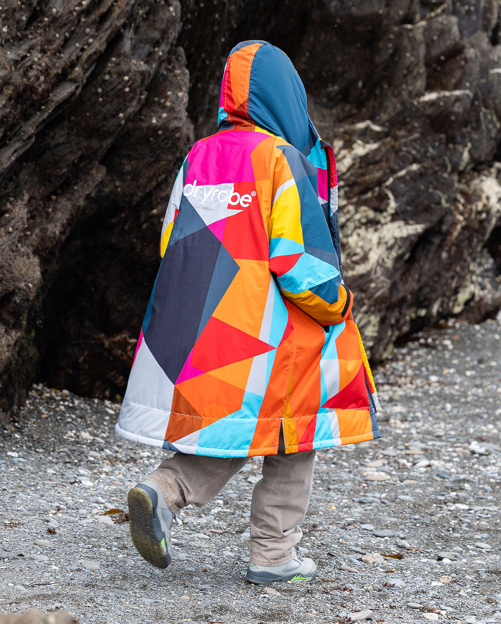 Dryrobe Advance Kids Long Sleeve - Abstract Print