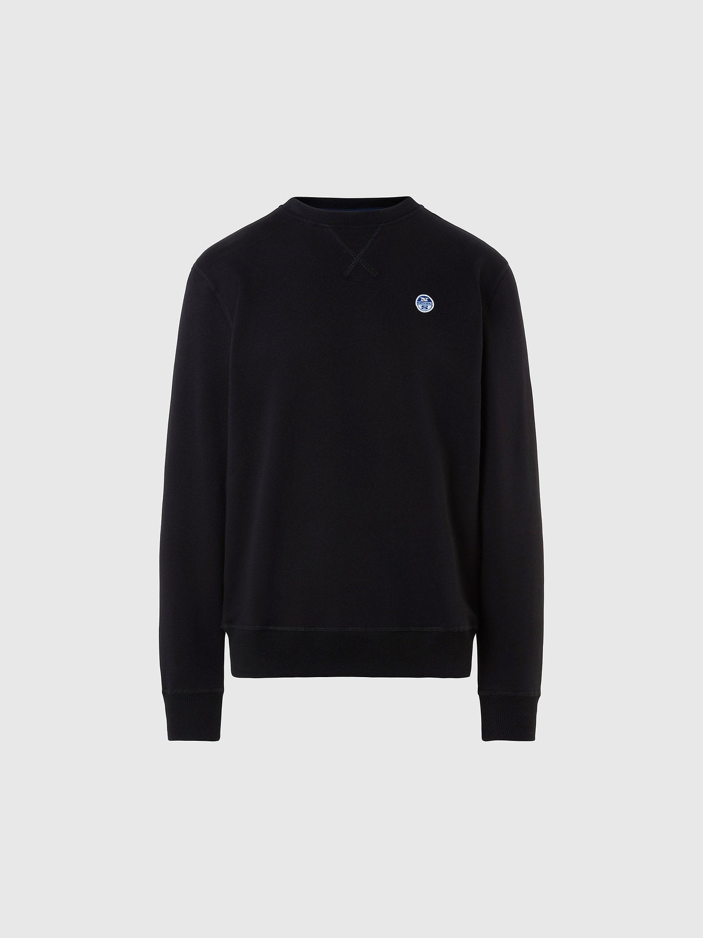 North Sails Crewneck Sweatshirt With Logo - Black