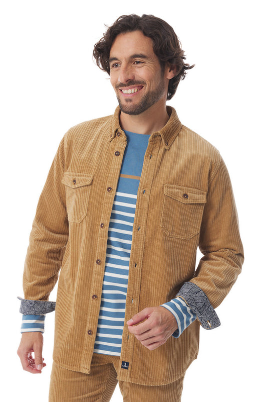 Mousqueton Kermelo Corduroy Overshirt - Houblon
