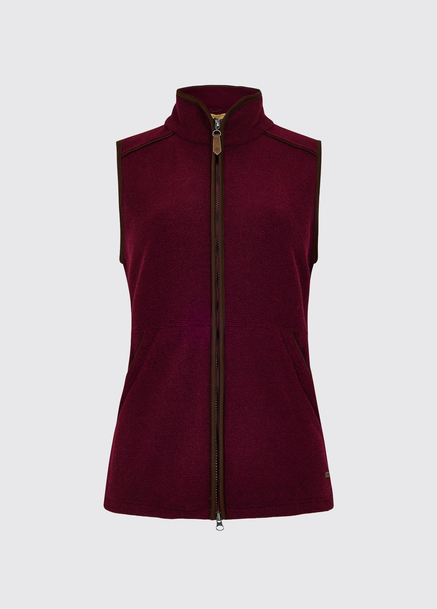 Dubarry Carbury Womens Fleece Gilet - Ox Blood