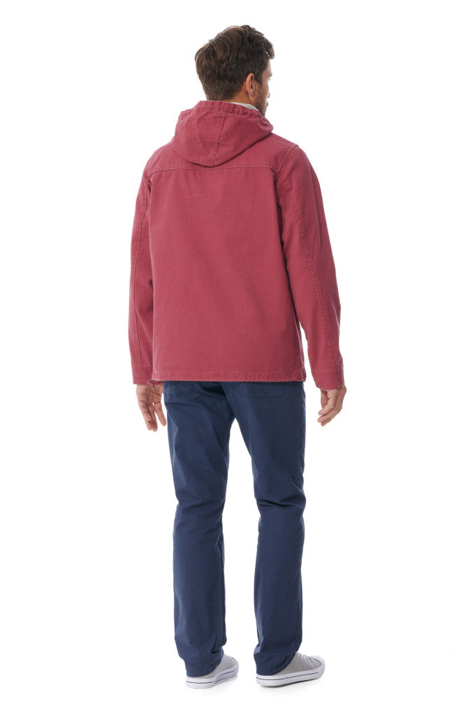 Mousqueton Larmor Print Canvas Smock - Brique