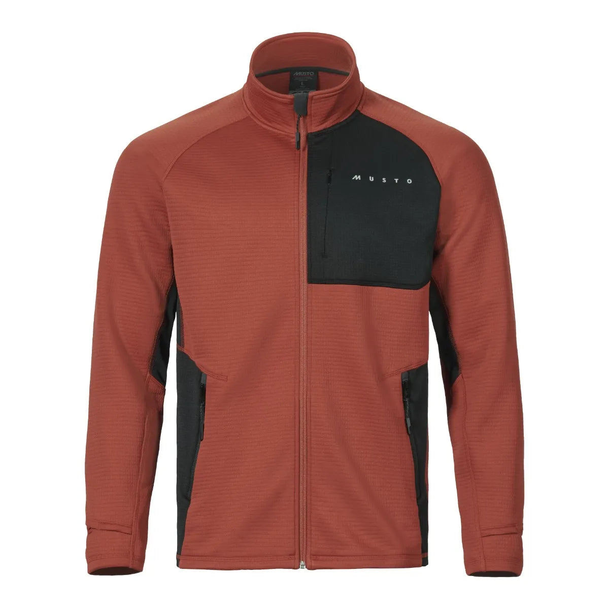 Musto Mens Evo Therm Tech Fleece Jacket - Rust