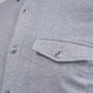 Pelle P Mori Monde Over Shirt - Light Grey Melange
