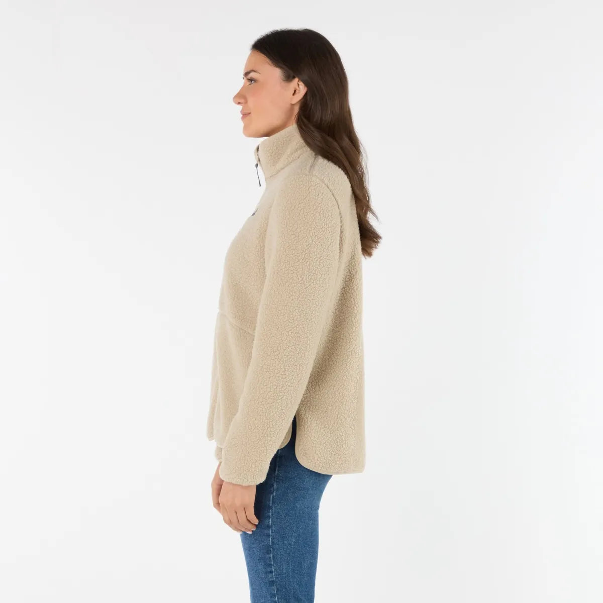 Musto Womens Cove Deep Pile Fleece Jacket - Pure Cashmere