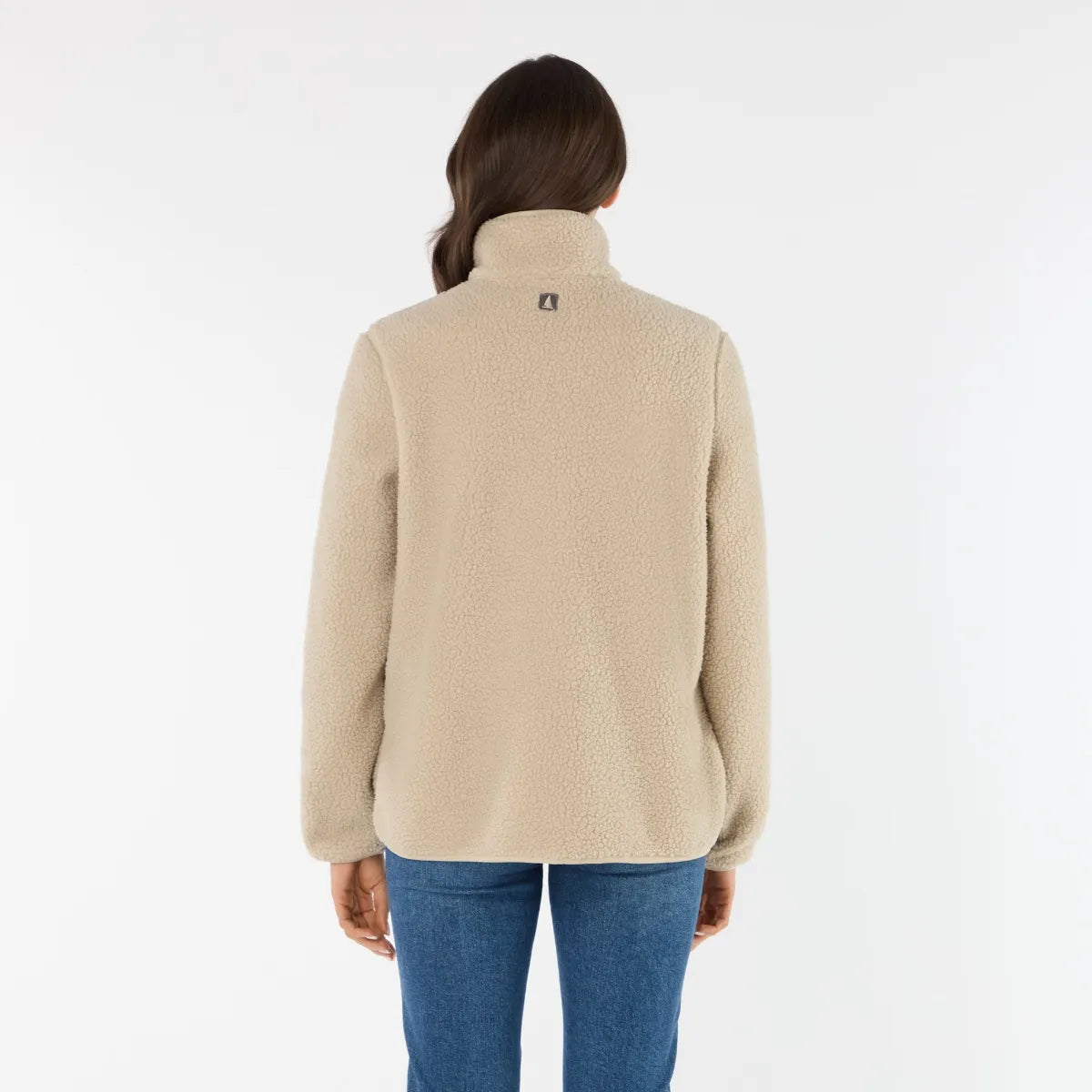 Musto Womens Cove Deep Pile Fleece Jacket - Pure Cashmere