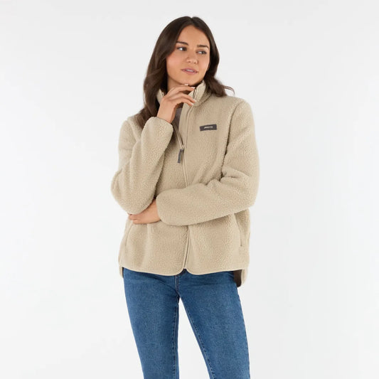 Musto Womens Cove Deep Pile Fleece Jacket - Pure Cashmere