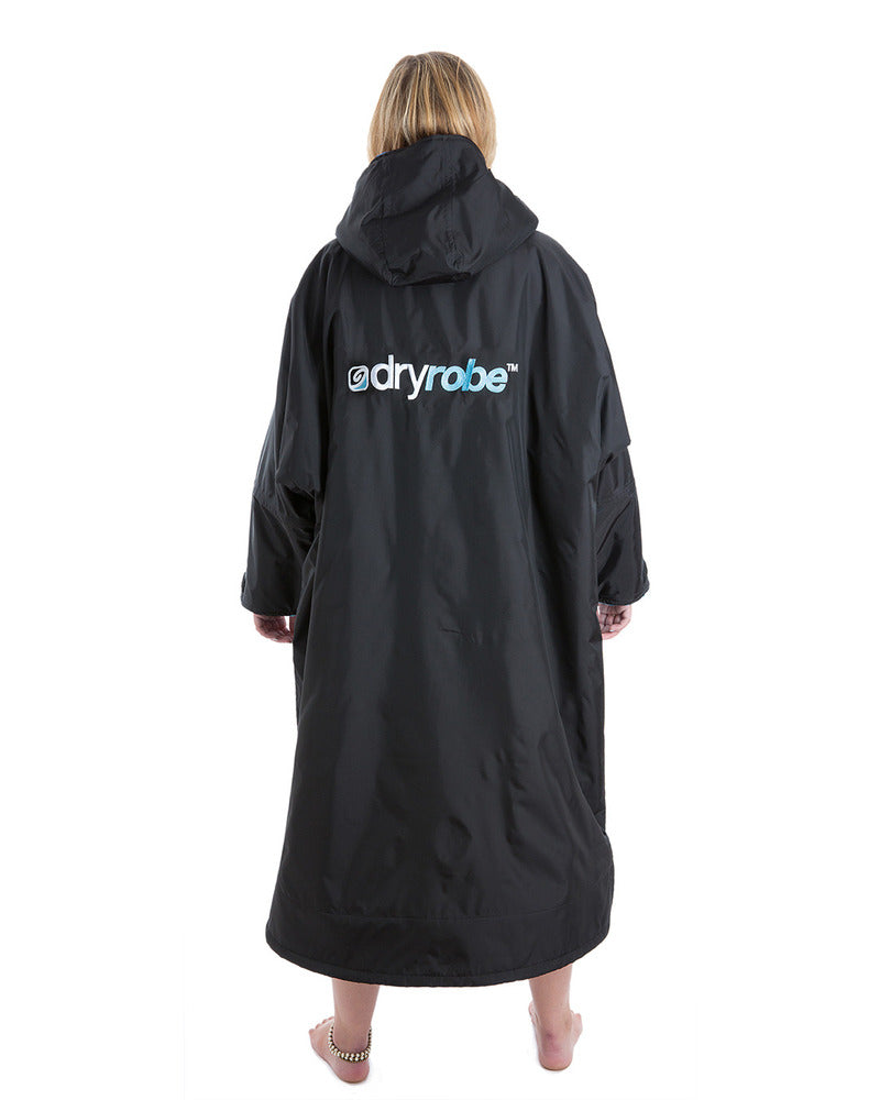 Dryrobe Advance Long Sleeve - Black/Blue