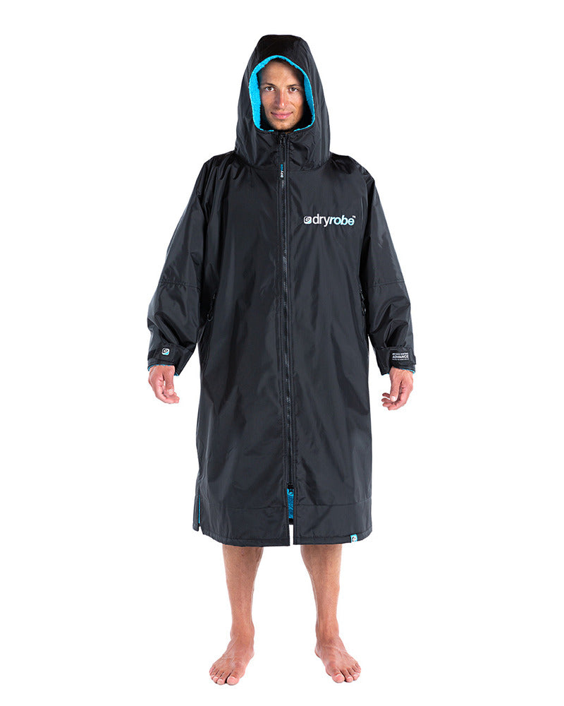 Dryrobe Advance Long Sleeve - Black/Blue