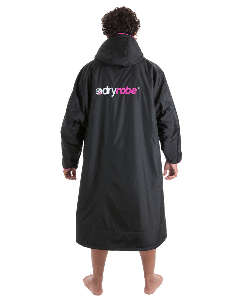 Dryrobe Advance Long Sleeve - Black/Pink