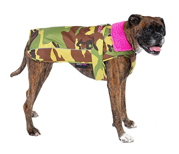 Dryrobe Dog - Camo Pink