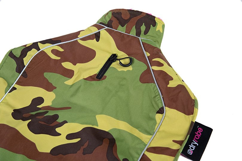 Dryrobe Dog - Camo Pink