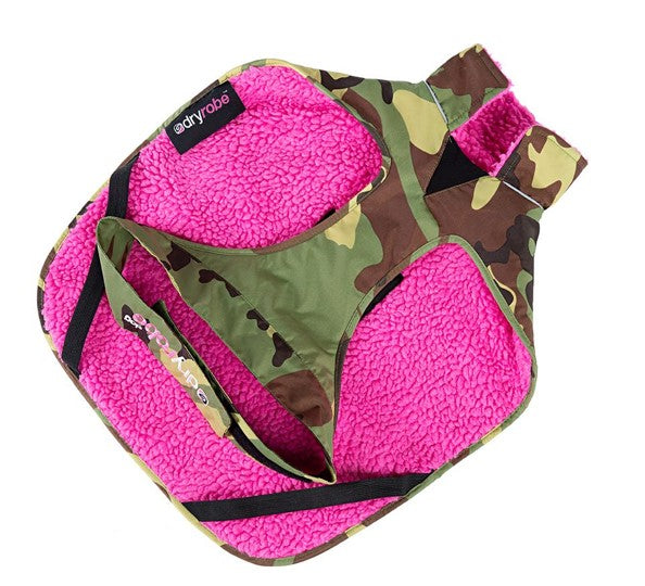 Dryrobe Dog - Camo Pink