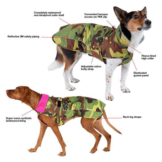 Dryrobe Dog - Camo Pink