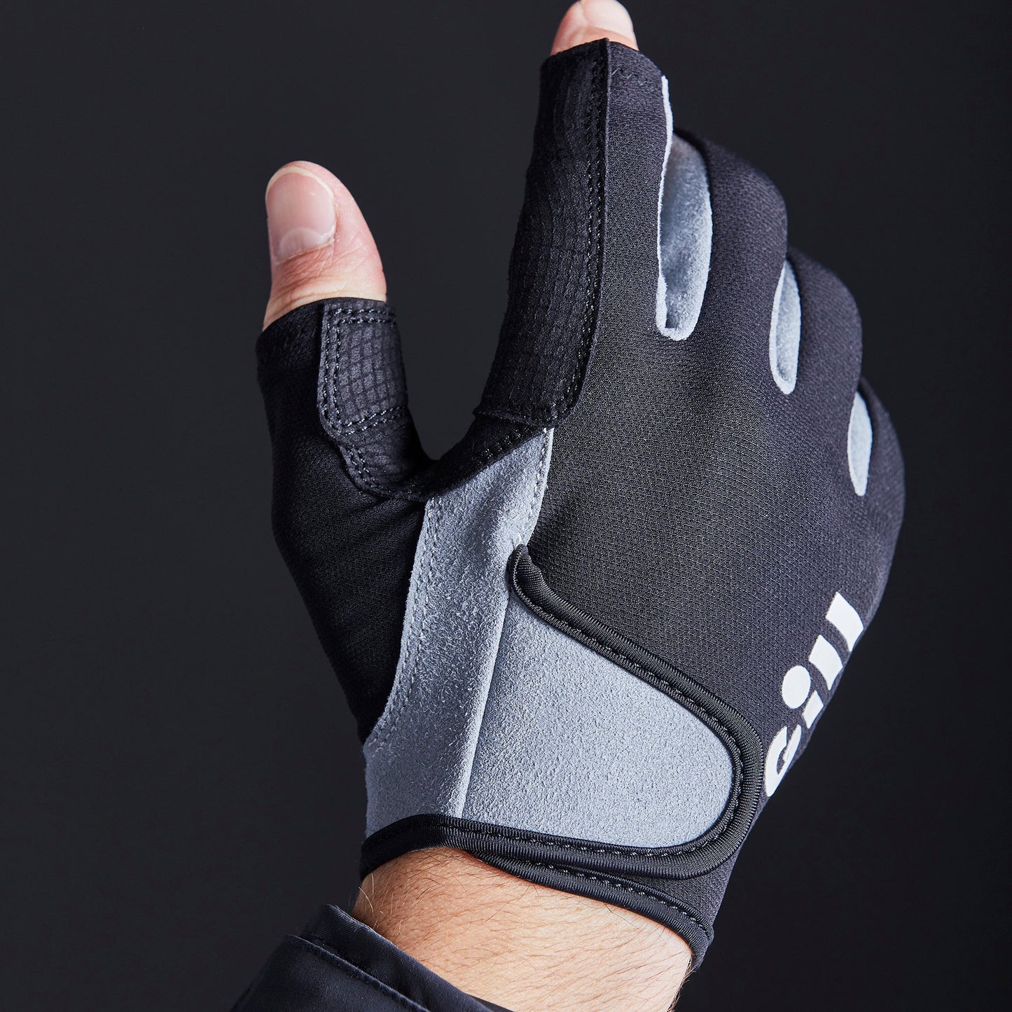 Gill Deckhand Gloves Long Finger - Black