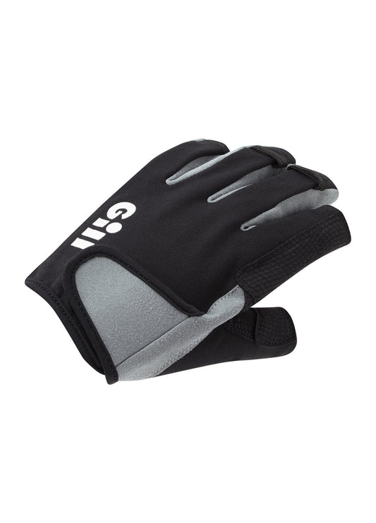 Gill Deckhand Gloves Short Finger - Black