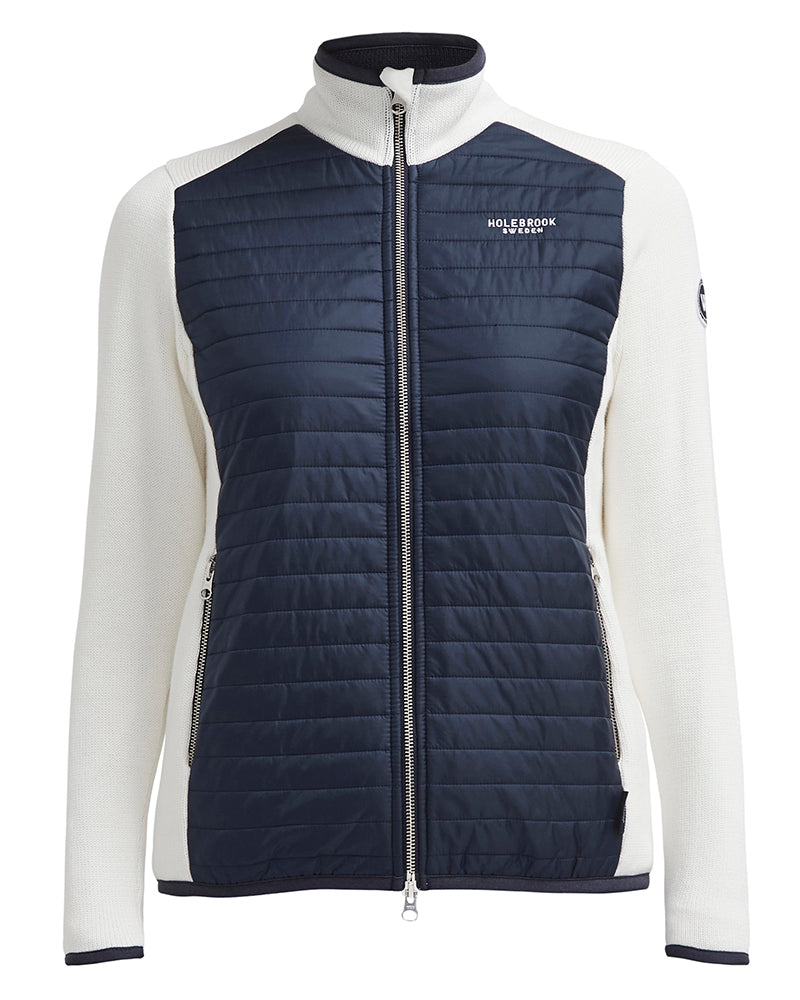 Holebrook Mimmi Fullzip Windproof - Off White/Navy