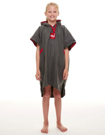 Red Paddle Co Kids Quick Dry Microfibre Changing Robe - Grey