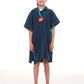 Red Equipment Kids Quick Dry Microfibre Changing Robe - Blue