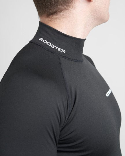 Rooster Polypro Mens Top - Black