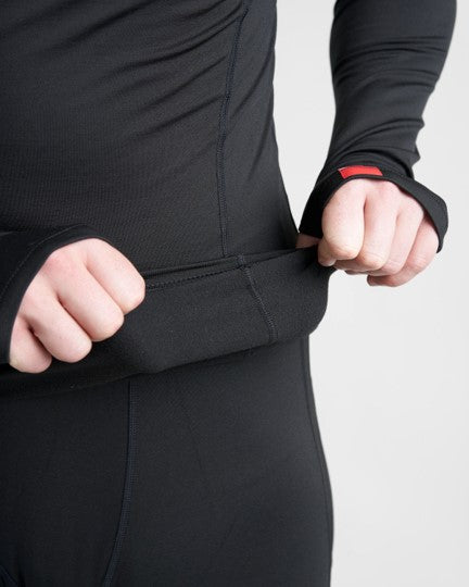 Rooster Polypro Mens Top - Black