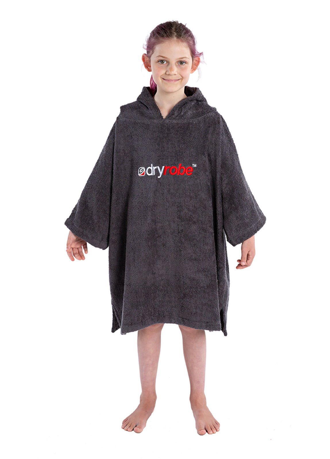 Dryrobe Kids Organic Towel dryrobe - Slate Grey