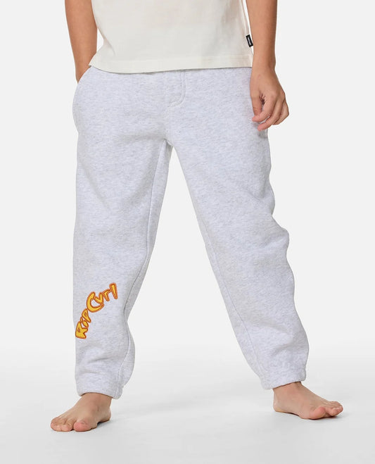 Rip Curl Boys Ride The Wave Trackpant - Light Grey Heather