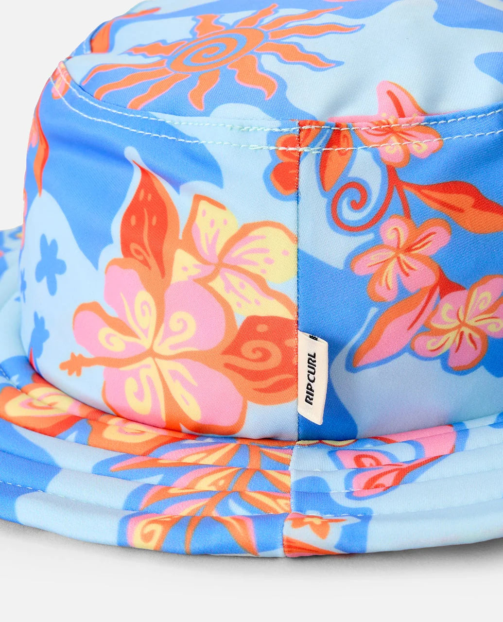 Rip Curl Girls Mixed Swim UPF Bucket Hat - Pale Blue
