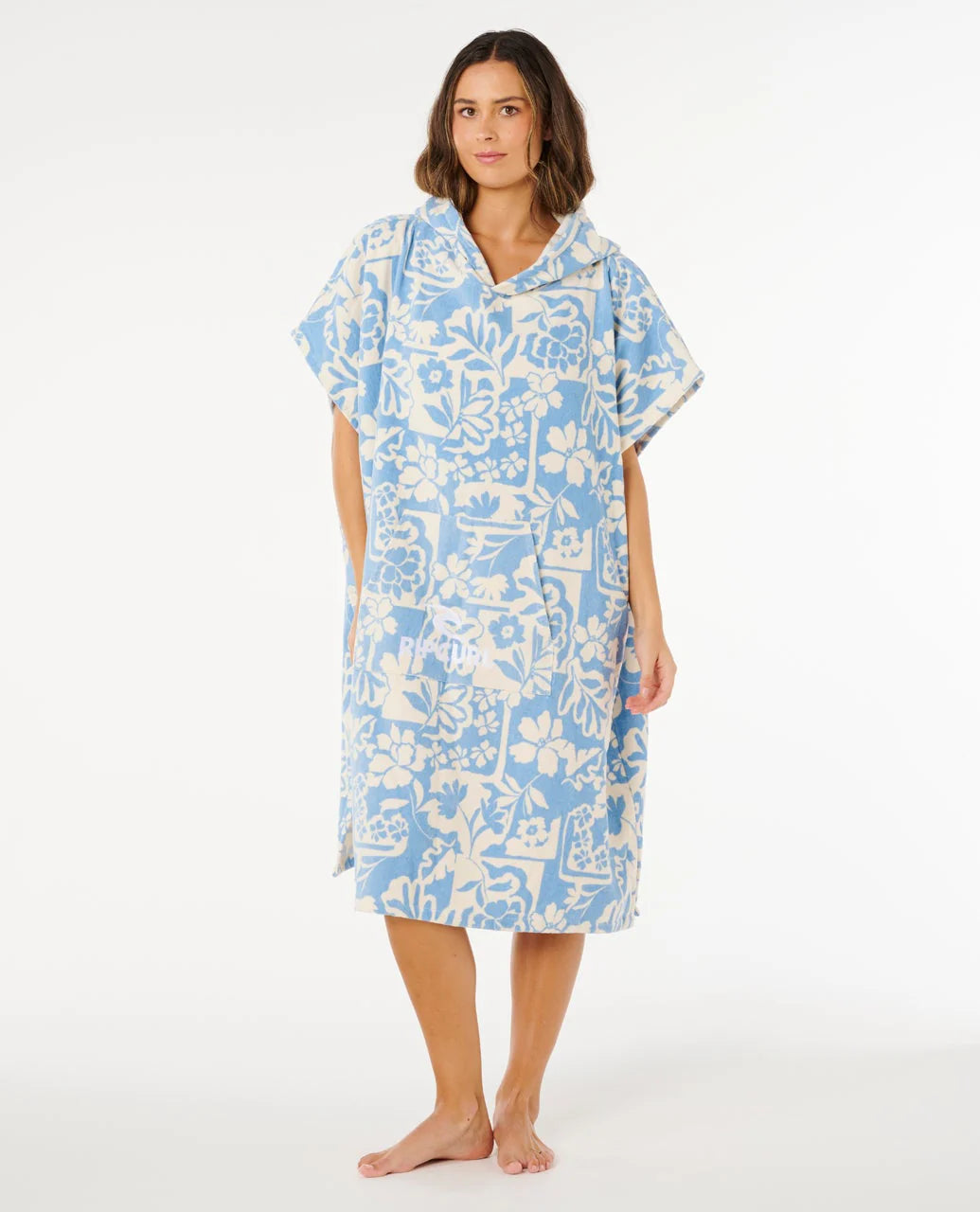 Rip Curl Mixed Hooded Towel - Blissful Blue