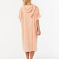 Rip Curl Classic Surf Hooded Towel - Bright Peach