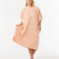 Rip Curl Classic Surf Hooded Towel - Bright Peach