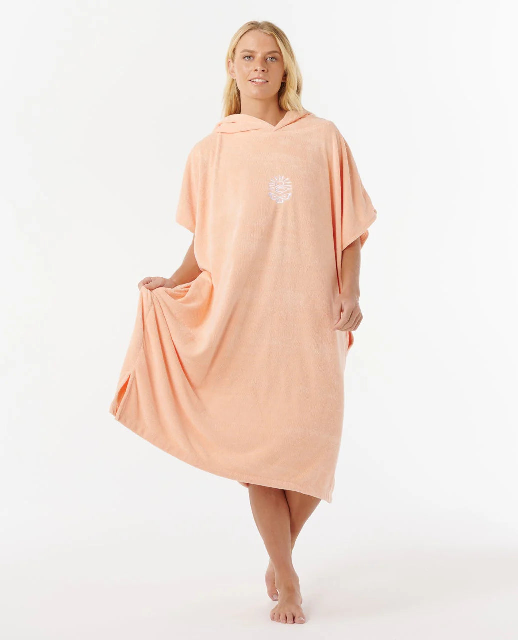 Rip Curl Classic Surf Hooded Towel - Bright Peach