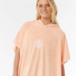 Rip Curl Classic Surf Hooded Towel - Bright Peach